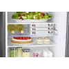 Laisvai pastatomas šaldytuvas Samsung RB38C6B2E22 su No Frost, dešiniais vyriais, 35 dB, energijos klasė E, 8 kg/24h užšaldymas, 4 lentynos, 2 daržovių stalčiai, juodas