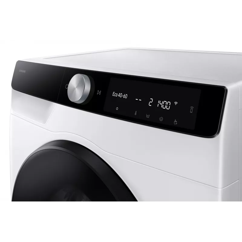Samsung WD90DG6G94BKU4 skalbyklė su džiovintuvu, laisvai pastatoma, priekinio pakrovimo, balta