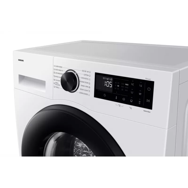 Samsung WW90DG5G34AELE skalbyklė su priekiniu pakrovimu 9 kg 1400 aps./min Balta