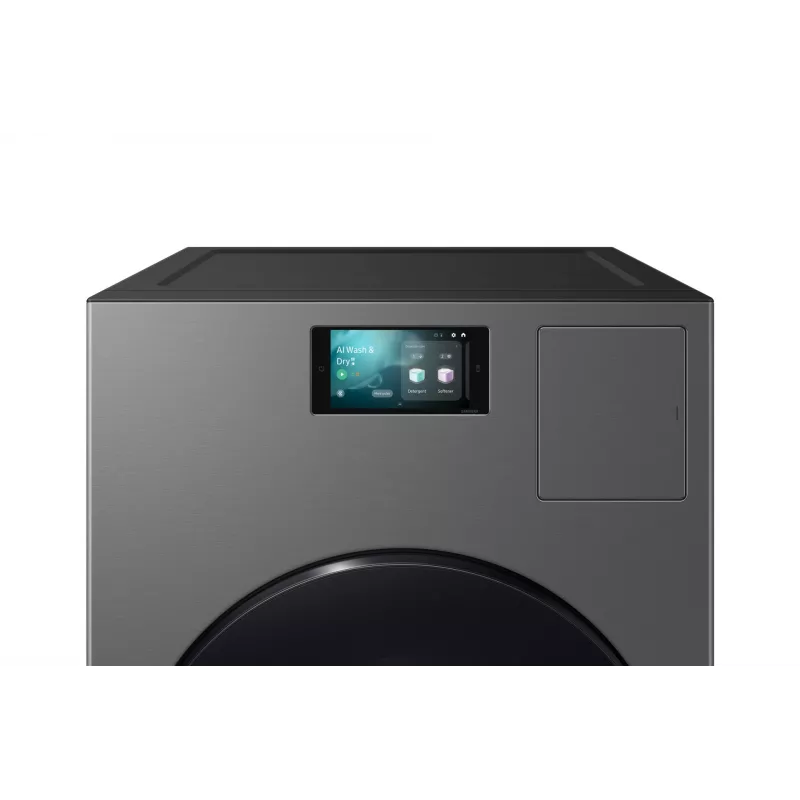 Samsung WD18DB8995BZ skalbyklė su džiovykle, laisvai pastatoma, priekinio pakrovimo, nerūdijančio plieno, A energijos klasė