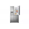 LG InstaView GSXV91PZAE šaldytuvas šaldiklis Side-by-Side laisvai pastatomas 635 L juodas nerūdijantis plienas