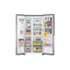 LG InstaView GSXV91PZAE šaldytuvas šaldiklis Side-by-Side laisvai pastatomas 635 L juodas nerūdijantis plienas