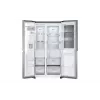 LG InstaView GSXV91PZAE šaldytuvas šaldiklis Side-by-Side laisvai pastatomas 635 L juodas nerūdijantis plienas