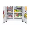 LG InstaView GSXV91PZAE šaldytuvas šaldiklis Side-by-Side laisvai pastatomas 635 L juodas nerūdijantis plienas