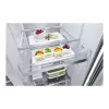 LG InstaView GSXV91PZAE šaldytuvas šaldiklis Side-by-Side laisvai pastatomas 635 L juodas nerūdijantis plienas