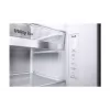 LG InstaView GSXV91PZAE šaldytuvas šaldiklis Side-by-Side laisvai pastatomas 635 L juodas nerūdijantis plienas