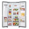 Šaldytuvas šalia šaldiklio LG GSLC41PYPE, 641 L, šaldytuvas 420 L / šaldiklis 221 L, laisvai pastatomas, sidabrinis
