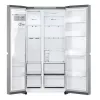 Šaldytuvas šalia šaldiklio LG GSLC41PYPE, 641 L, šaldytuvas 420 L / šaldiklis 221 L, laisvai pastatomas, sidabrinis