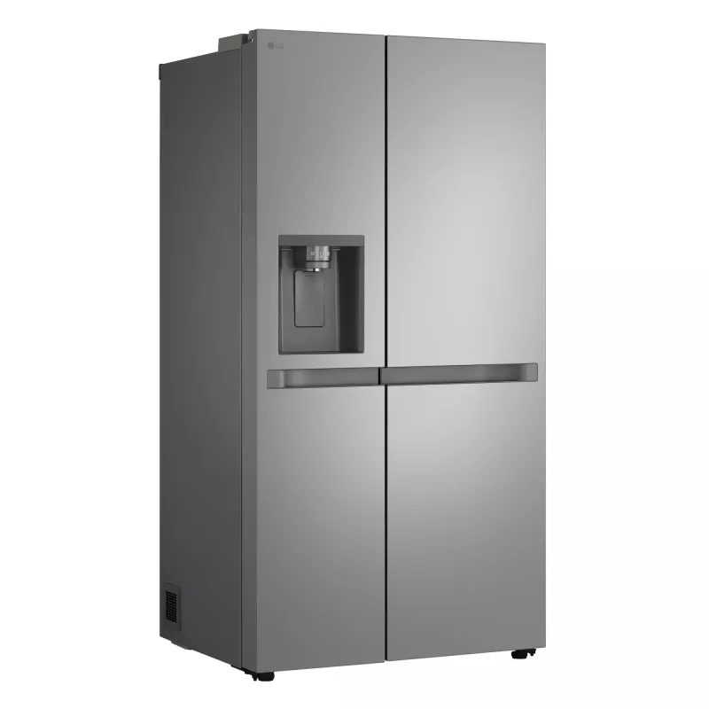 Šaldytuvas šalia šaldiklio LG GSLC41PYPE, 641 L, šaldytuvas 420 L / šaldiklis 221 L, laisvai pastatomas, sidabrinis