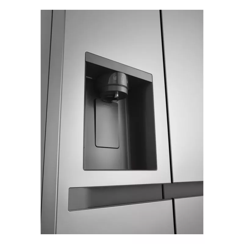Šaldytuvas šalia šaldiklio LG GSLC41PYPE, 641 L, šaldytuvas 420 L / šaldiklis 221 L, laisvai pastatomas, sidabrinis