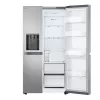 Šaldytuvas šalia šaldiklio LG GSLC41PYPE, 641 L, šaldytuvas 420 L / šaldiklis 221 L, laisvai pastatomas, sidabrinis