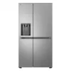 Šaldytuvas šalia šaldiklio LG GSLC41PYPE, 641 L, šaldytuvas 420 L / šaldiklis 221 L, laisvai pastatomas, sidabrinis