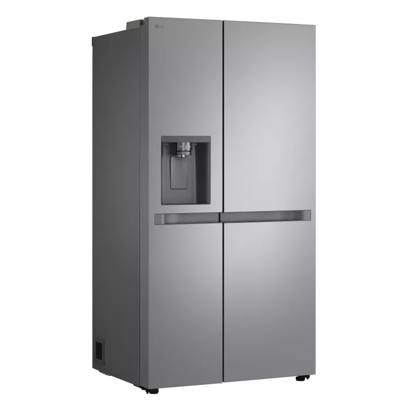 Šaldytuvas šalia šaldiklio LG GSLC41PYPE, 641 L, šaldytuvas 420 L / šaldiklis 221 L, laisvai pastatomas, sidabrinis
