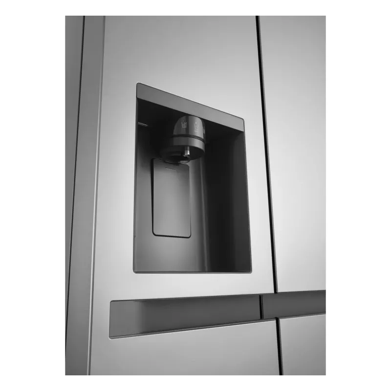 Šaldytuvas šalia šaldiklio LG GSLC41PYPE, 641 L, šaldytuvas 420 L / šaldiklis 221 L, laisvai pastatomas, sidabrinis