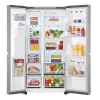 Šaldytuvas šalia šaldiklio LG GSLC41PYPE, 641 L, šaldytuvas 420 L / šaldiklis 221 L, laisvai pastatomas, sidabrinis