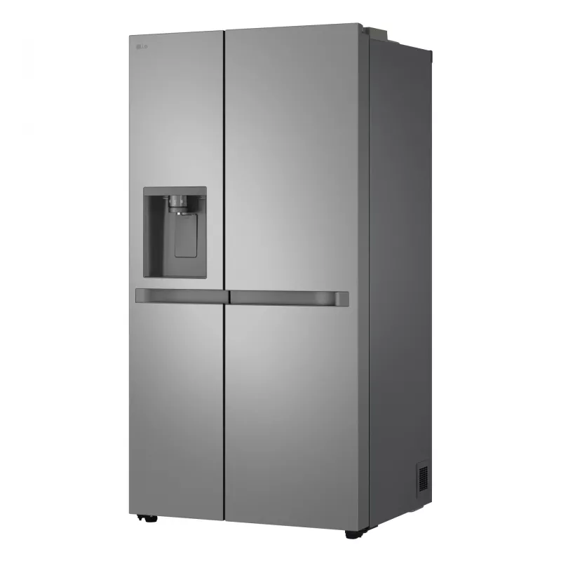 Šaldytuvas šalia šaldiklio LG GSLC41PYPE, 641 L, šaldytuvas 420 L / šaldiklis 221 L, laisvai pastatomas, sidabrinis