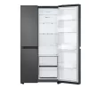 Šaldytuvas LG GSBC40EPPE side-by-side, laisvai pastatomas, 664 L, E, juodas