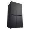 Šaldytuvas LG GSBC40EPPE side-by-side, laisvai pastatomas, 664 L, E, juodas