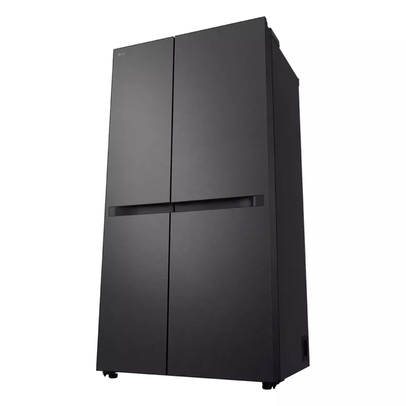 Šaldytuvas LG GSBC40EPPE side-by-side, laisvai pastatomas, 664 L, E, juodas