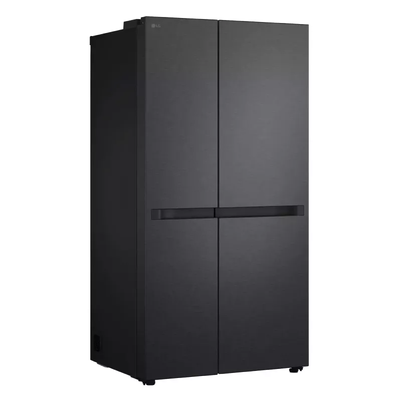 Šaldytuvas LG GSBC40EPPE side-by-side, laisvai pastatomas, 664 L, E, juodas
