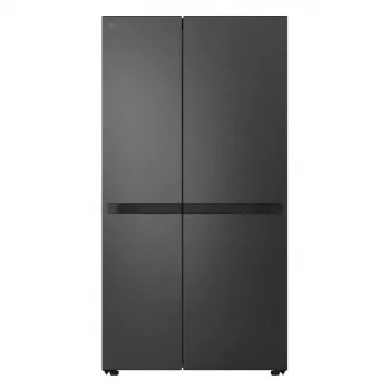 Šaldytuvas LG GSBC40EPPE side-by-side, laisvai pastatomas, 664 L, E, juodas