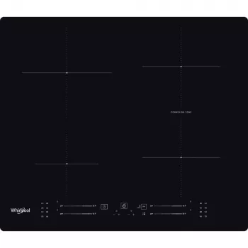 Whirlpool WB S2560 NE juoda įmontuojama 59 cm zoninė indukcinė kaitlentė 4 zonos