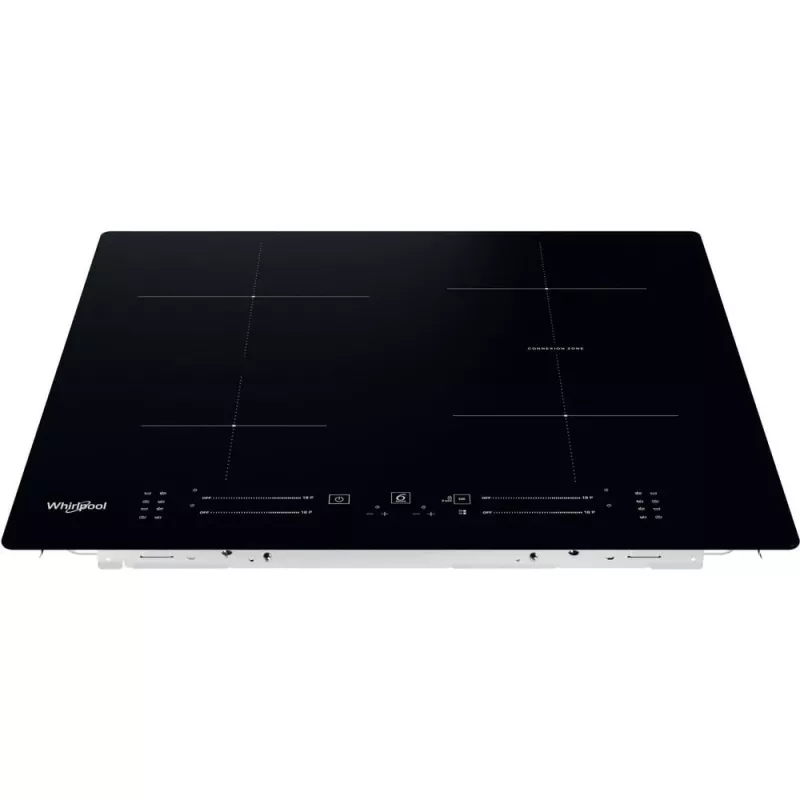 Whirlpool WB S2560 NE juoda įmontuojama 59 cm zoninė indukcinė kaitlentė 4 zonos