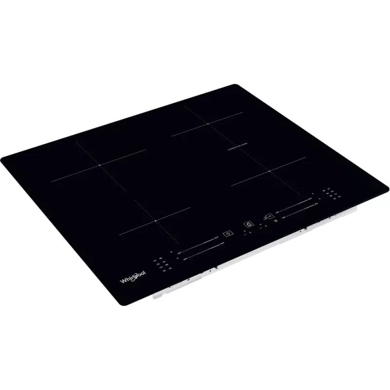 Whirlpool WB S2560 NE juoda įmontuojama 59 cm zoninė indukcinė kaitlentė 4 zonos