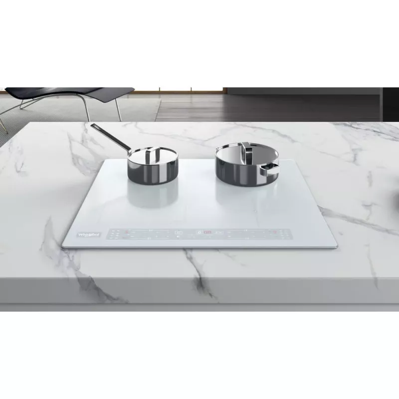 Whirlpool WL B4560 NE/W balta įmontuojama 59 cm zoninė indukcinė kaitlentė, 4 zonos