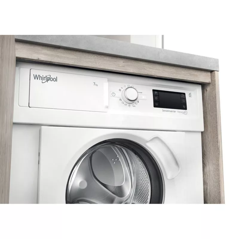 Whirlpool BI WMWG 71483E EU N skalbyklė su priekiniu pakrovimu 7 kg 1351 aps/min Balta