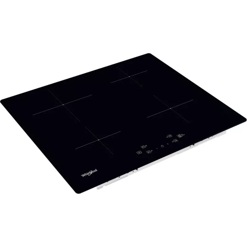 Whirlpool WS Q2160 NE juoda įmontuojama 59 cm zoninė indukcinė kaitlentė 4 zonos