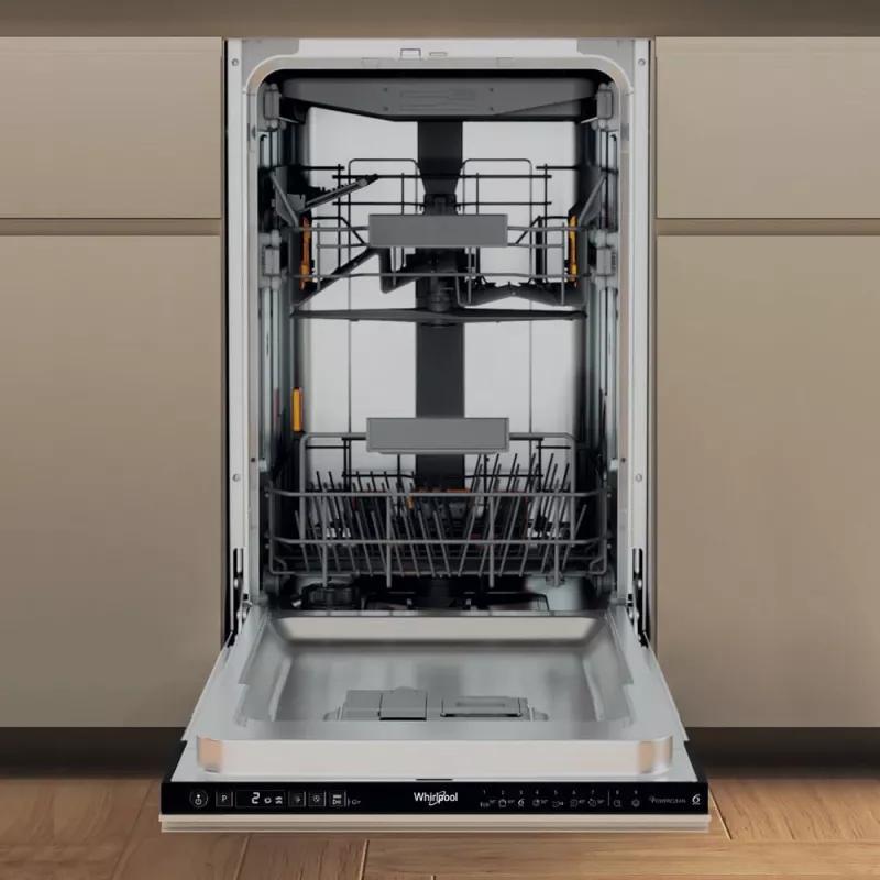Whirlpool WH6IC11BS7LSA0 Pilnai įmontuojama indaplovė 11 komplektų