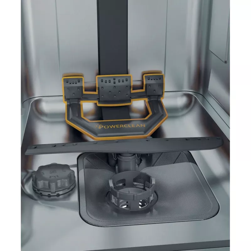 Whirlpool WH6IC11BS7LSA0 Pilnai įmontuojama indaplovė 11 komplektų