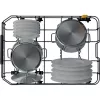 Whirlpool WH6IC11BS7LSA0 Pilnai įmontuojama indaplovė 11 komplektų