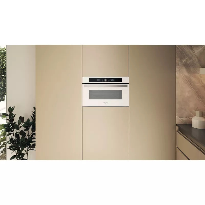Mikrobangų krosnelė Whirlpool WMD44MW su griliu, įmontuojama, 31 L, 1000 W, balta