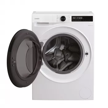 Candy BWR 485SBL6-S skalbyklė su džiovinimo funkcija, laisvai pastatoma, priekinio pakrovimo, balta