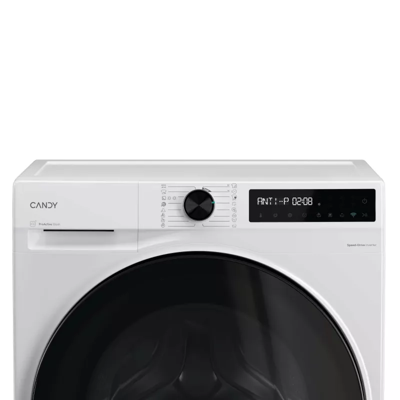Candy BWR 485SBL6-S skalbyklė su džiovinimo funkcija, laisvai pastatoma, priekinio pakrovimo, balta