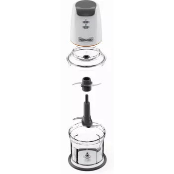 Mini smulkintuvas Kenwood EasyChop CHP61 500W, kompaktiškas virtuvės procesorius smulkinimui, maišymui ir tyrėjų gamybai