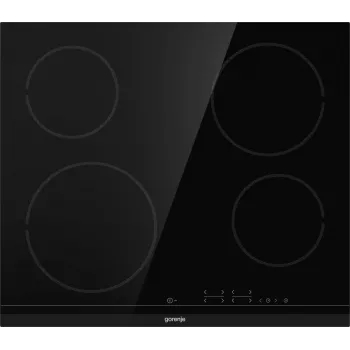 Gorenje ECT641BCSC kaitlentė juoda įmontuojama 60 cm keraminė 4 zonos