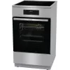 Gorenje 740742 laisvai pastatoma viryklė, juoda, nerūdijantis plienas