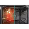 Gorenje 740742 laisvai pastatoma viryklė, juoda, nerūdijantis plienas