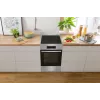 Gorenje 740742 laisvai pastatoma viryklė, juoda, nerūdijantis plienas