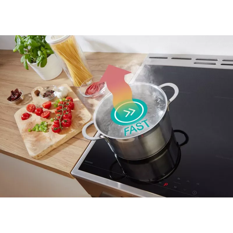 Gorenje 740742 laisvai pastatoma viryklė, juoda, nerūdijantis plienas