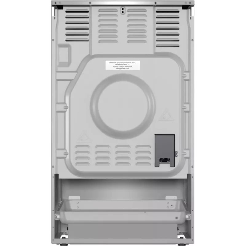Gorenje 740742 laisvai pastatoma viryklė, juoda, nerūdijantis plienas
