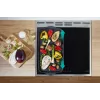 Gorenje 740742 laisvai pastatoma viryklė, juoda, nerūdijantis plienas
