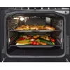 Gorenje 740742 laisvai pastatoma viryklė, juoda, nerūdijantis plienas