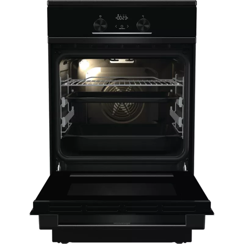 Gorenje GEIT5C60BPG Laisvai pastatoma viryklė Elektrinė Keraminė kaitlentė Juoda