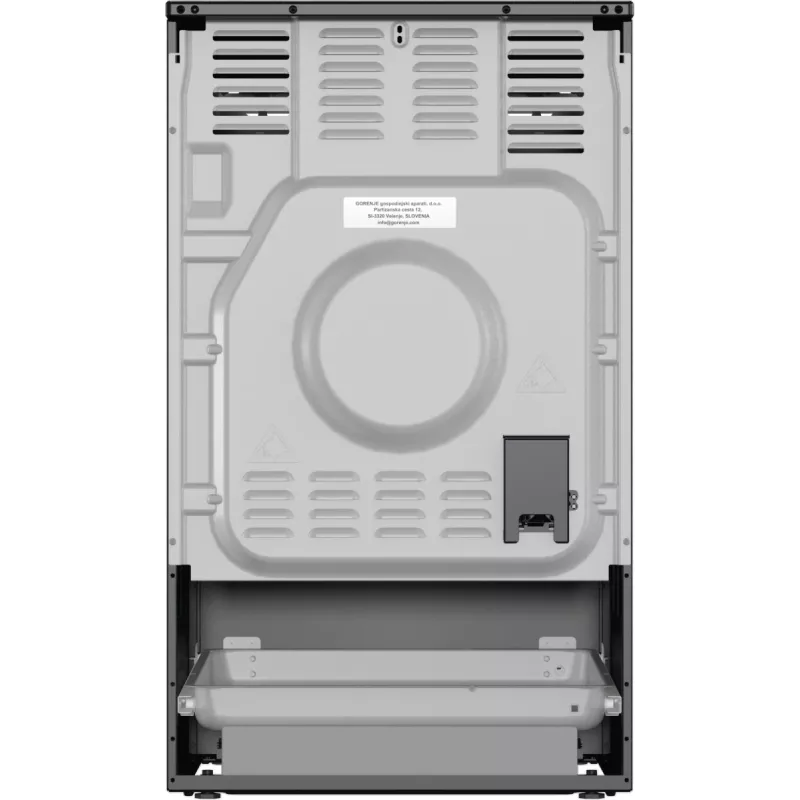 Gorenje GEIT5C60BPG Laisvai pastatoma viryklė Elektrinė Keraminė kaitlentė Juoda