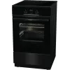 Gorenje GEIT5C60BPG Laisvai pastatoma viryklė Elektrinė Keraminė kaitlentė Juoda