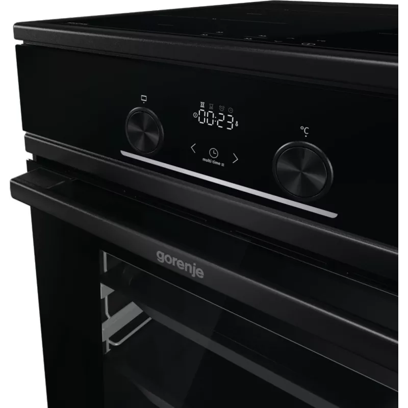 Gorenje GEIT5C60BPG Laisvai pastatoma viryklė Elektrinė Keraminė kaitlentė Juoda